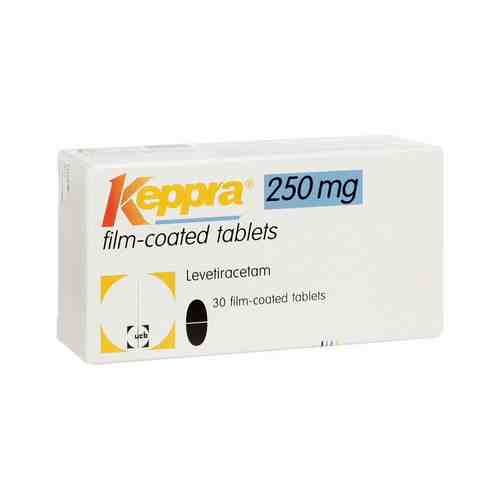 Кеппра таблетки п/о плен. 250мг 30шт арт. 581493