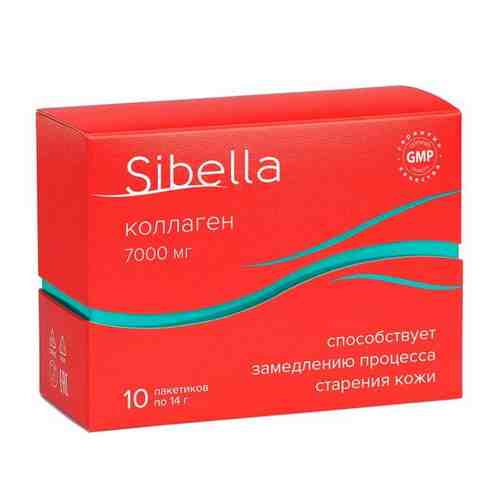 Коллаген Sibella/Сибелла порошок для приг. раствора для приема вн. 14г 10шт арт. 1339414