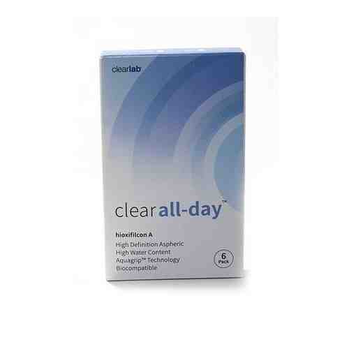 Контактные линзы R8.6 -01,50 Clear All-Day ClearLab 6шт арт. 2076600