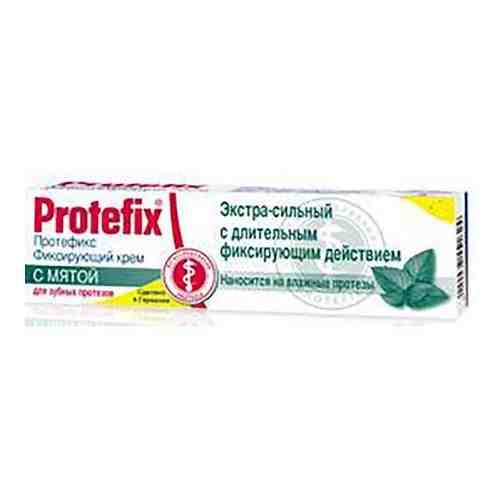 Крем Protefix (Протефикс) фиксирующий для зубных протезов Экстра-сильный с мятой 40 мл арт. 487661