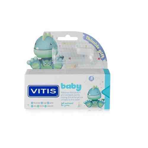 Паста-гель зубная Vitis/Витис Baby 0+ с напальчником 30мл арт. 1428130