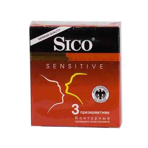 Презервативы Sico (Сико) Sensitive контурные анатомической формы 3 шт. арт. 495765