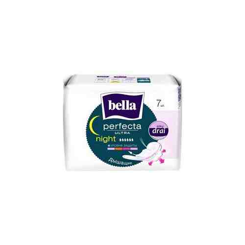 Прокладки гигиенические ультратонкие Silky drai Perfecta ultra night Bella/Белла 7шт арт. 1285910