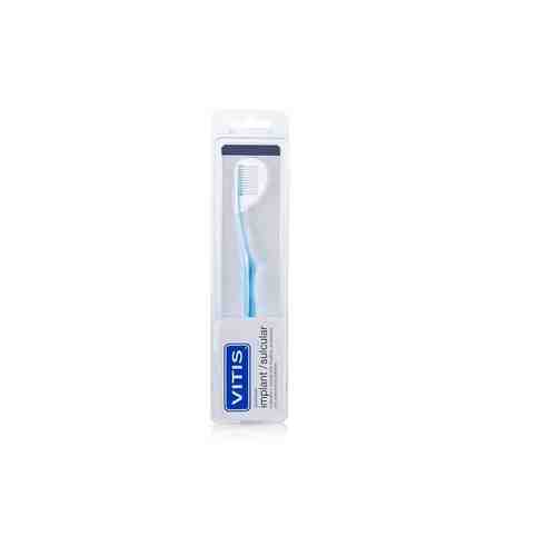 Щетка зубная мягкая для чистки узких областей(под имп.и протез.)Vitis Implant Sulcular арт. 1428190