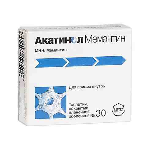 Акатинол мемантин таблетки п/о плен. 10мг 30шт арт. 498053