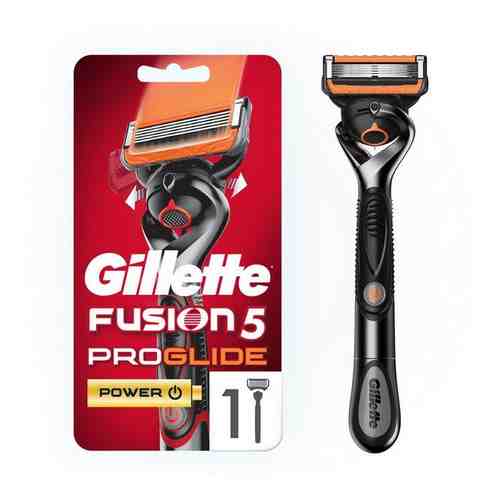 Бритва Gillette (Жиллетт) Fusion5 Proglide Power с 1 сменной кассетой (с элементом питания) арт. 1084833