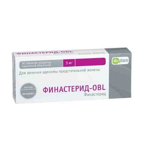 Финастерид-OBL таблетки п/о плен. 5мг 30шт арт. 519175