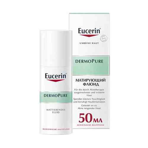 Флюид увлажняющий матирующий для проблемной кожи Eucerin/Эуцерин dermopure 50мл арт. 1143275