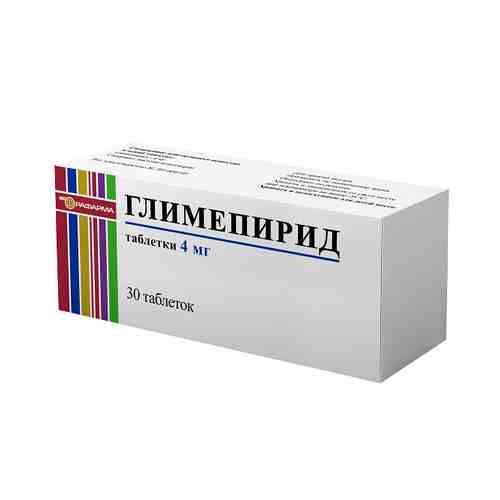 Глимепирид таблетки 4мг 30шт арт. 1464768