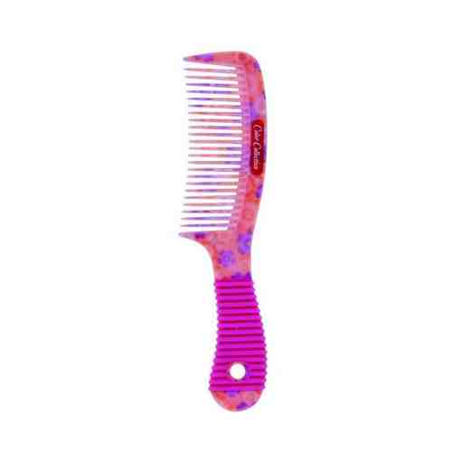Гребешок для волос с прорезиненной ручкой, Inter-Vion арт. 1463202