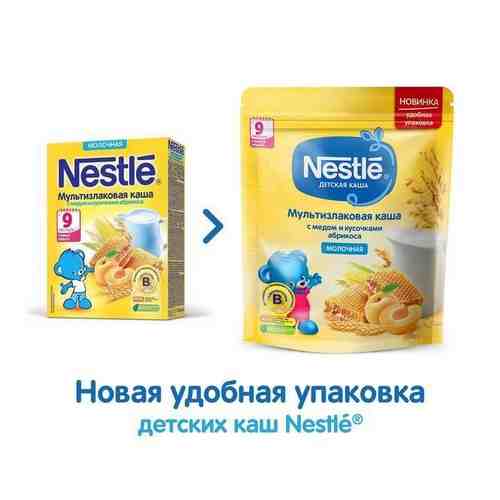 Каша сухая молочная мультизлаковая Мед Абрикос doy pack Nestle/Нестле 220г арт. 1661602