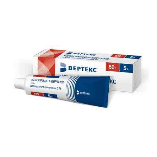 Кетопрофен-Вертекс гель для наружного применения 5% 50г арт. 1152257