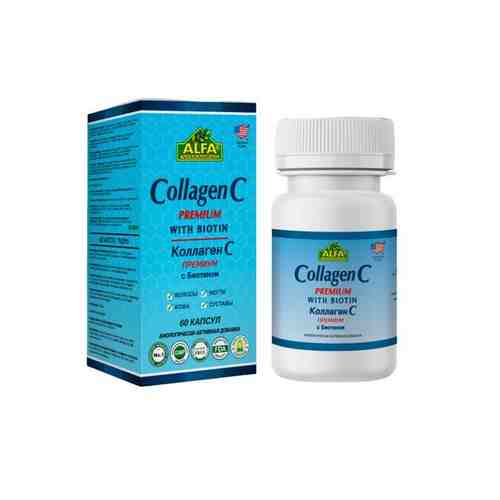 Коллаген С премиум с биотином Alfa Vitamins капсулы 60шт арт. 2179786
