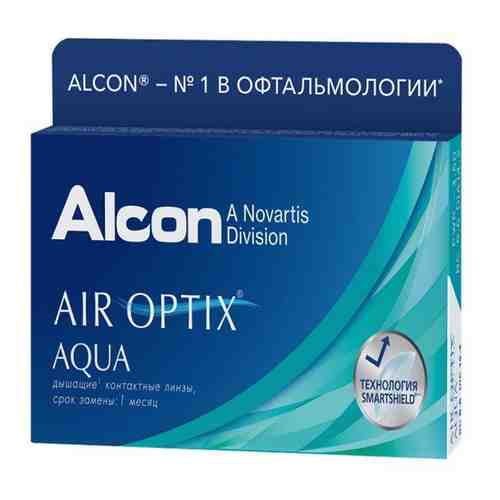 Контактные линзы air optix aqua 3 шт 8,6, -6,50 alcon арт. 1307798