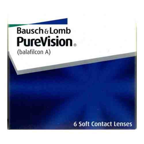 Контактные линзы длительного ношения purevision 6 шт 8,6, -4,00 bausch+lomb арт. 1315530