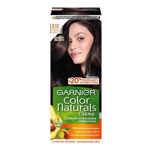 Краска для волос Ледяной Темный Шатен Color Naturals Garnier/Гарнье 110мл тон 3.12 арт. 1599504