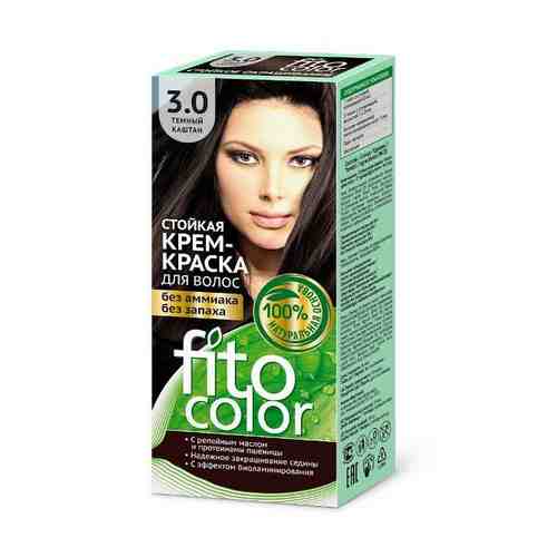 Крем-краска для волос серии fitocolor, тон 3.0 темный каштан fito косметик 115 мл арт. 1333292