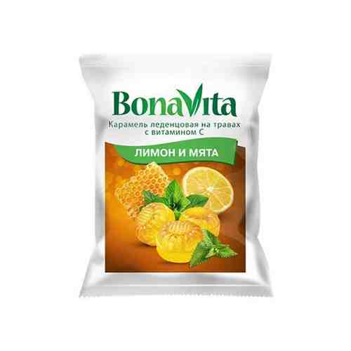 Леденцовая карамель Лимон и мята с витамином С Bona Vita 60г арт. 1677570