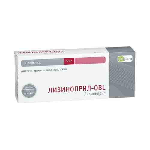 Лизиноприл-OBL таблетки 5мг 30шт арт. 1099833