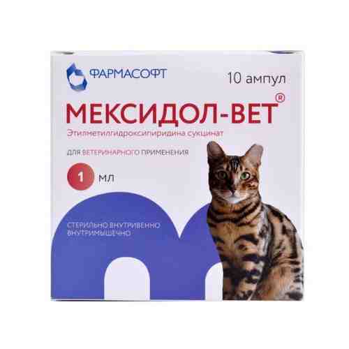 Мексидол-вет 2,5% раствор для инъекций для ветеринарного применения 1мл 10шт арт. 1574364