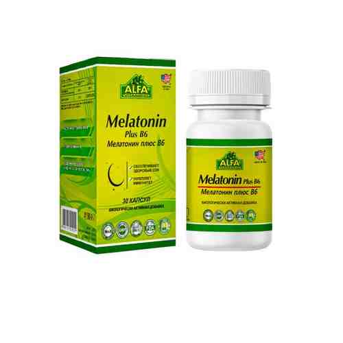 Мелатонин Плюс В6 Alfa Vitamins капсулы 650мг 30шт арт. 1251955