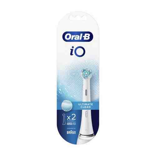 Насадка сменная для электрической зубной щетки iO Ultimate Clean Oral-B/Орал-би 2шт арт. 2070090