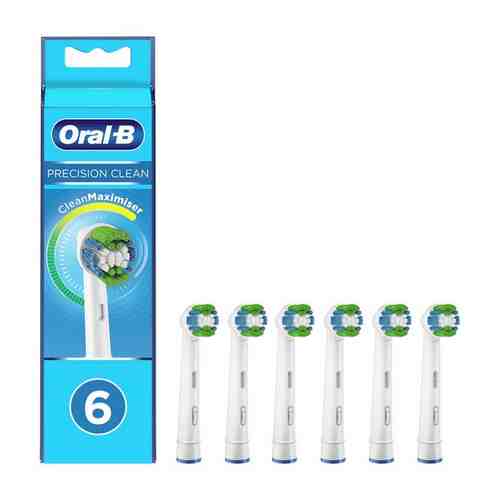Насадки сменные Oral-B/Орал-Би для электрической зубной щетки Precision CleanMaximiser EB20RB 6 шт. арт. 1606740