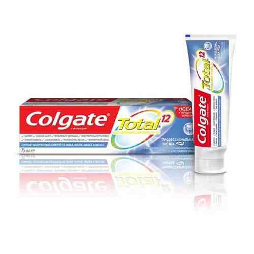 Паста зубная Colgate/Колгейт Тотал 12 Профессиональная чистка 75мл арт. 664643