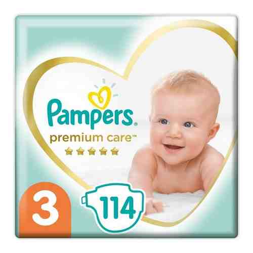 Подгузники Pampers (Памперс) Premium Care 6-10 кг, размер 3, 114 шт. арт. 1107339