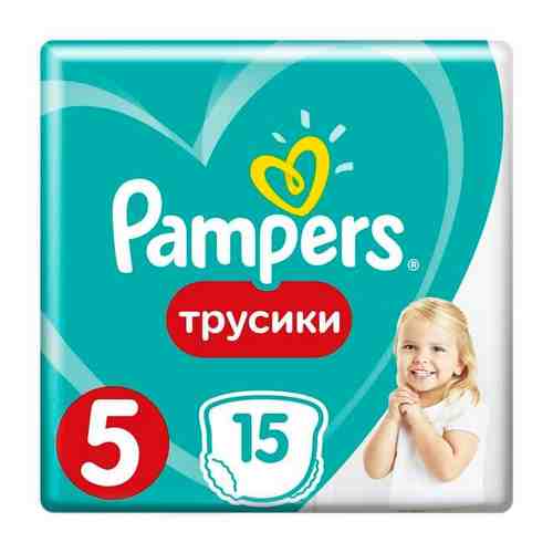 Подгузники-трусики Pampers (Памперс) Pants для мальчиков и девочек р.5 Junior (11-18 кг) 15 шт. арт. 499573