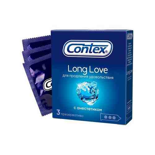 Презервативы Contex (Контекс) Long Love с анестетиком 3 шт. арт. 495800