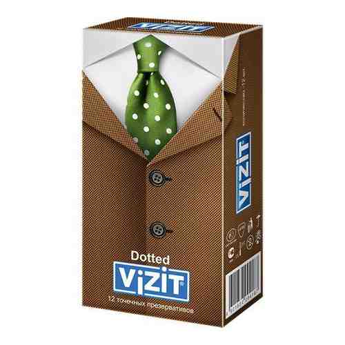 Презервативы Vizit (Визит) Dotted точечные 12 шт. арт. 900169