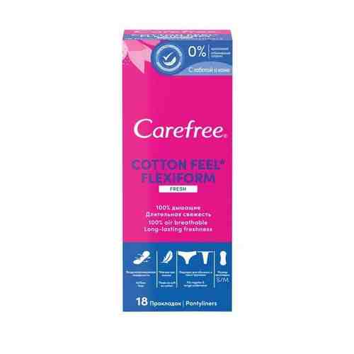 Прокладки Carefree (Кэфри) ежедневные Flexiform Fresh 18 шт. арт. 489405