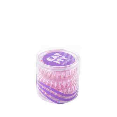 Резинки для волос в цвете клубничный леденец мини-упаковка Eat My/Ит Май 3шт арт. 1481052