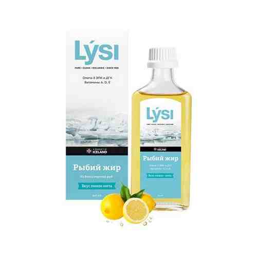 Рыбий жир из печени трески лимон-мята Lysi/Лиси раствор для приема внутрь масляный 240мл арт. 1339198