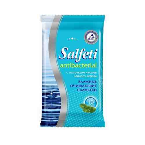 Салфетки влажные антибактериальные с экстрактом чайного дерева Salfeti 10шт арт. 1548824