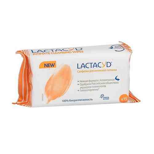 Салфетки влажные для интимной гигиены Lactacyd/Лактацид Femina 15 шт. арт. 494452