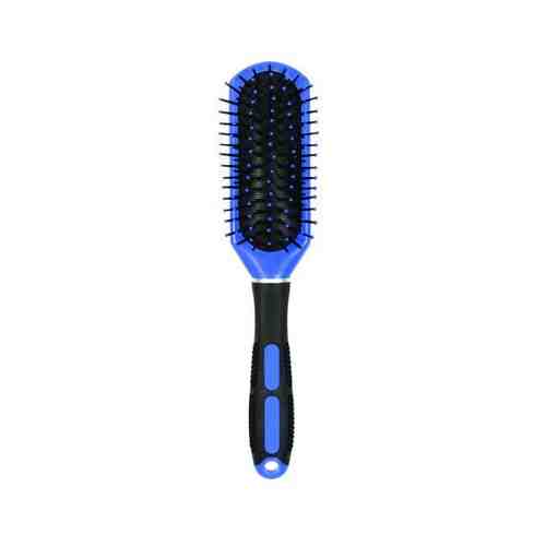 Щетка для волос пластиковая с цветной ручкой (маленькая) Inter-Vion арт. 1463242