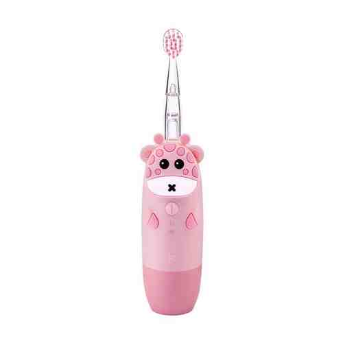 Щетка зубная электр-я звуковая с питанием от аккум-а RL025 для детей 1-5 лет цвет розовый Revyline арт. 1677672