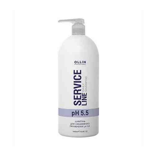 Шампунь для ежедневного применения рН 5.5/ Daily shampoo pH 5.5 Ollin service line 1000мл арт. 1233253