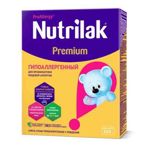 Смесь Nutrilak Нутрилак Premium Гипоаллергенная на основегидролиз. сывороточных белков 350 г арт. 1080411