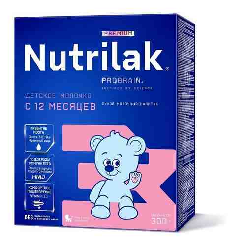 Смесь сухая молочный для детей с 12 мес. Детское молочко Premium 3 Nutrilak/Нутрилак 300г арт. 2121158