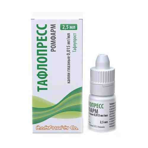 Тафлопресс Ромфарм капли глазные 0,015 мг/мл 2,5 мл арт. 1111452