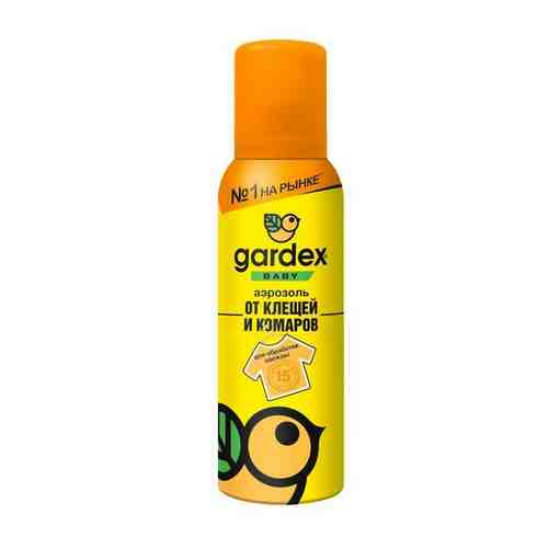 Аэрозоль от клещей и комаров на одежду Baby Gardex/Гардекс 100мл арт. 487882