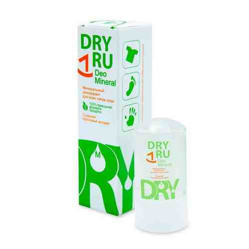 Дезодорант Dry RU (Драй Ру) минеральный для всех типов кожи Deo Mineral 60 г арт. 972101