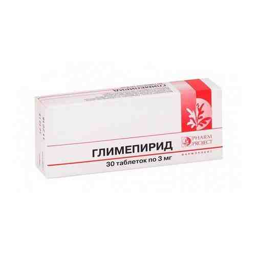 Глимепирид таблетки 3мг 30шт арт. 529560