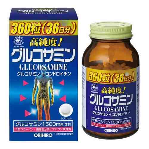 Глюкозамин с хондроитином и витаминами Orihiro/Орихиро таблетки 0,25г 360шт арт. 1609012