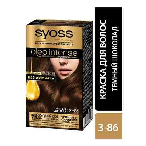 Краска для волос 3-86 Темный шоколад Oleo Intense Syoss/Сьосс 115мл арт. 1569502