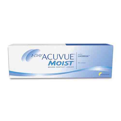 Линзы контактные 1-Day Acuvue (Акувью) Moist (-5.50/8.5/14.2) 30 шт. арт. 892143