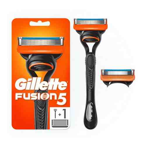 Мужская бритва Gillette (Жиллетт) Fusion5 с 2 сменными кассетами арт. 487022